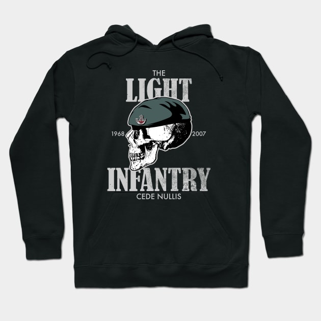 The Light Infantry (distressed) Hoodie by TCP